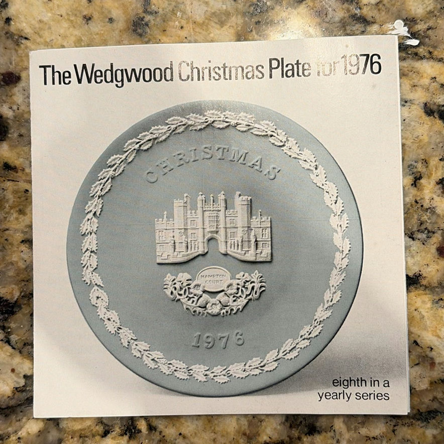 Collection of 10 Wedgwood Jasperware Christmas Plates - image 19 of 23
