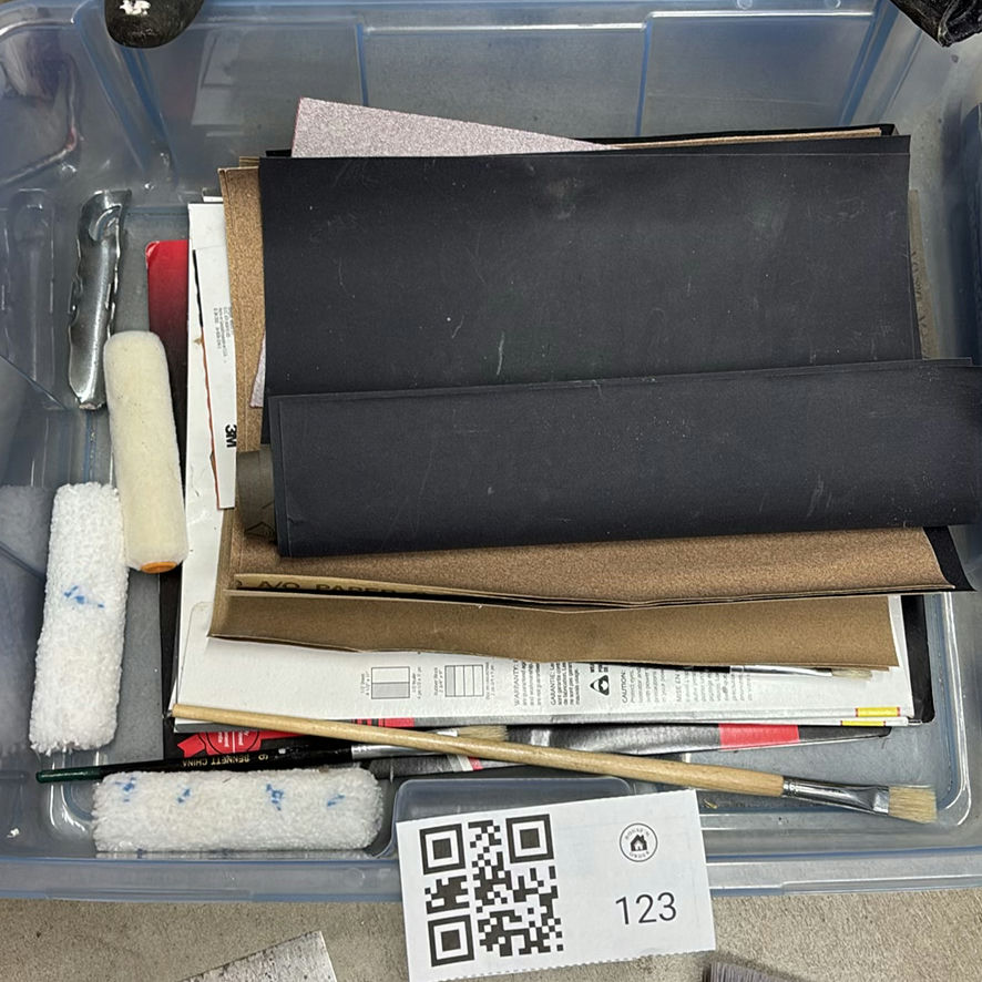 Painting and Drywall Tools with Paint Rollers and Sandpaper - image 4 of 9