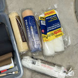 Painting and Drywall Tools with Paint Rollers and Sandpaper - thumbnail 6 of 9