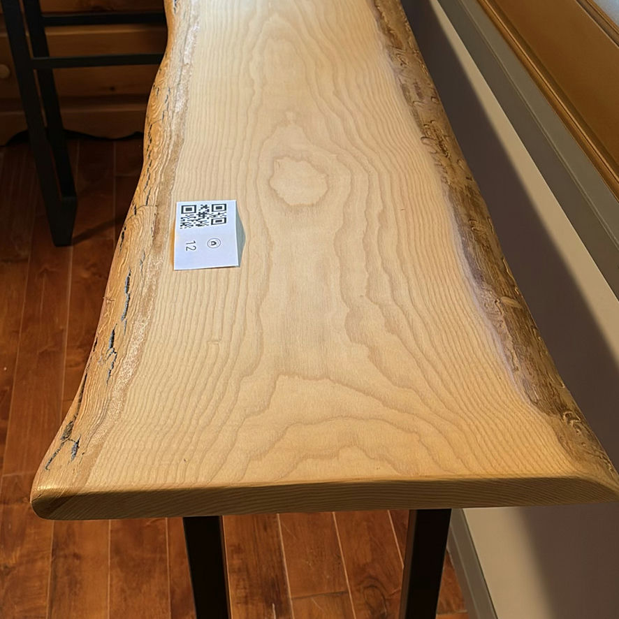 Two Live Edge Wood Console Tables - image 11 of 15