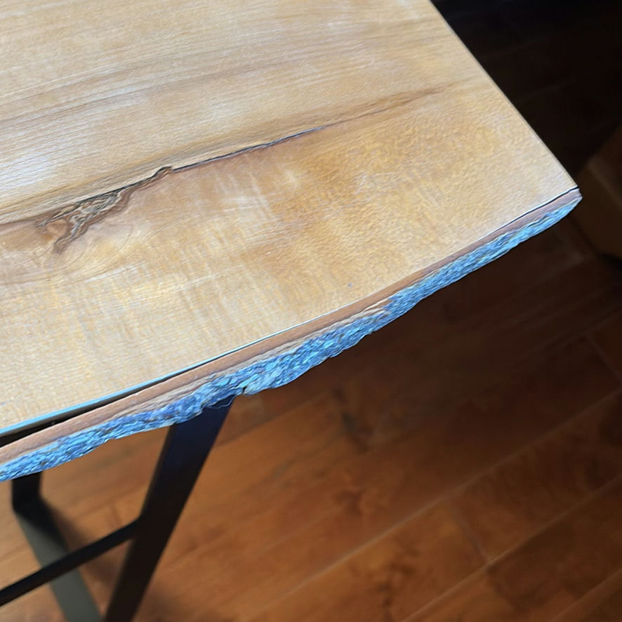 Two Live Edge Wood Console Tables - image 5 of 15