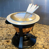 Fondue Pot Set, Mortar and Pestle, and Stainless Steel Dough Scraper - thumbnail 10 of 14