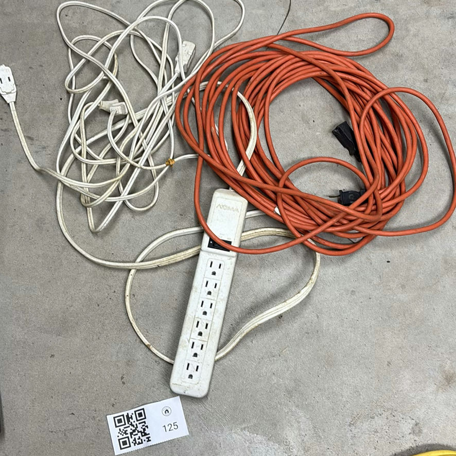 REESE Trailer Hitch 2" Ball Mount, Jumper Cables, Extension Cords, and Power Strip - image 3 of 8