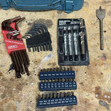 Makita Metal Tool Case with Drill Bits and Hex Key Sets - thumbnail 2 of 4