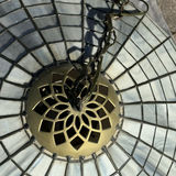Stained Glass Hanging Light Fixture - thumbnail 4 of 10