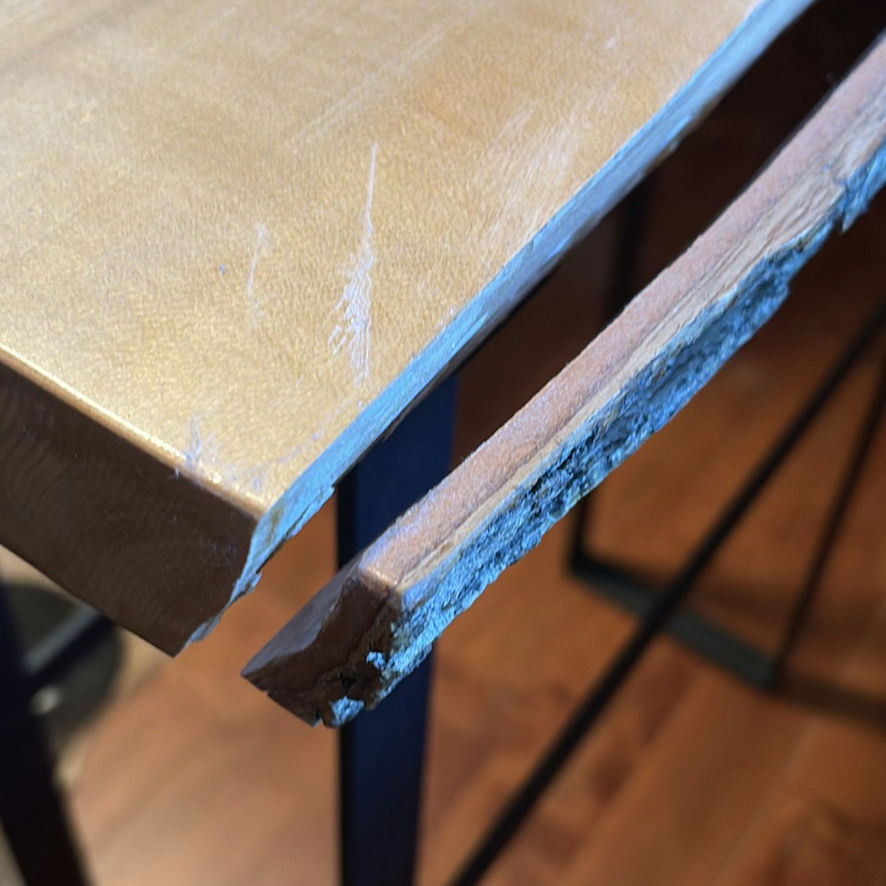 Two Live Edge Wood Console Tables - image 8 of 15