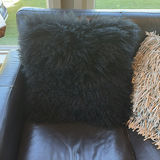 Decorative Faux Fur and Leather Throw Pillows - thumbnail 13 of 15