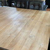 Wood Dining Table and Six Upholstered Chairs - thumbnail 3 of 20