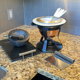 Fondue Pot Set, Mortar and Pestle, and Stainless Steel Dough Scraper - thumbnail 1 of 14