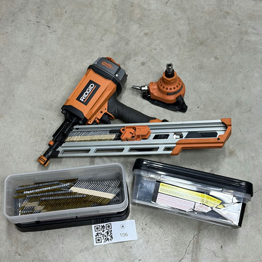RIDGID Framing Nailer with Collated Framing Nails - image 1 of 9