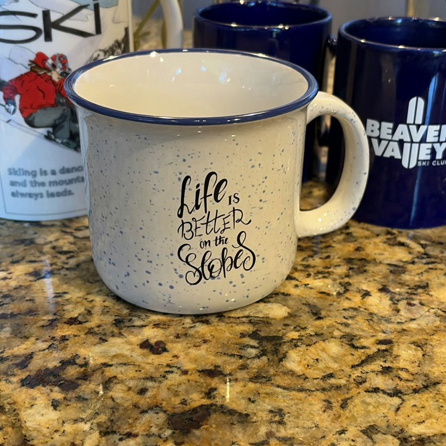 Assorted Ski and Bicycle Themed Mugs and Drinking Glasses - image 2 of 7