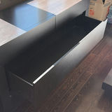 Black Three-Drawer Dresser - thumbnail 8 of 13
