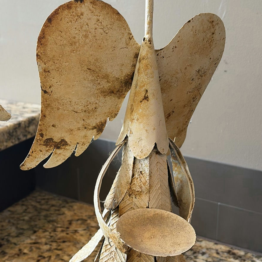 Rustic Holiday Decor Assortment with Angels, Reindeer, and Candle Holders - image 20 of 23