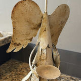 Rustic Holiday Decor Assortment with Angels, Reindeer, and Candle Holders - thumbnail 20 of 23