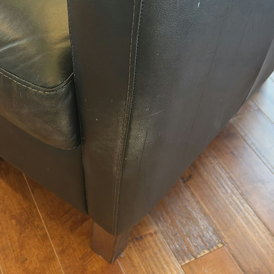 Black Leather Armchair - image 10 of 13