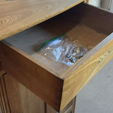 Wood Cabinet with Decorative Backboard and Drawer - thumbnail 5 of 19