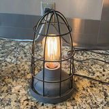 Monkey Table Lamp and Cage Style Lamp - thumbnail 7 of 9