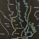 Ski Hill Canvas Art and Whistler Trail Map Print - thumbnail 7 of 9