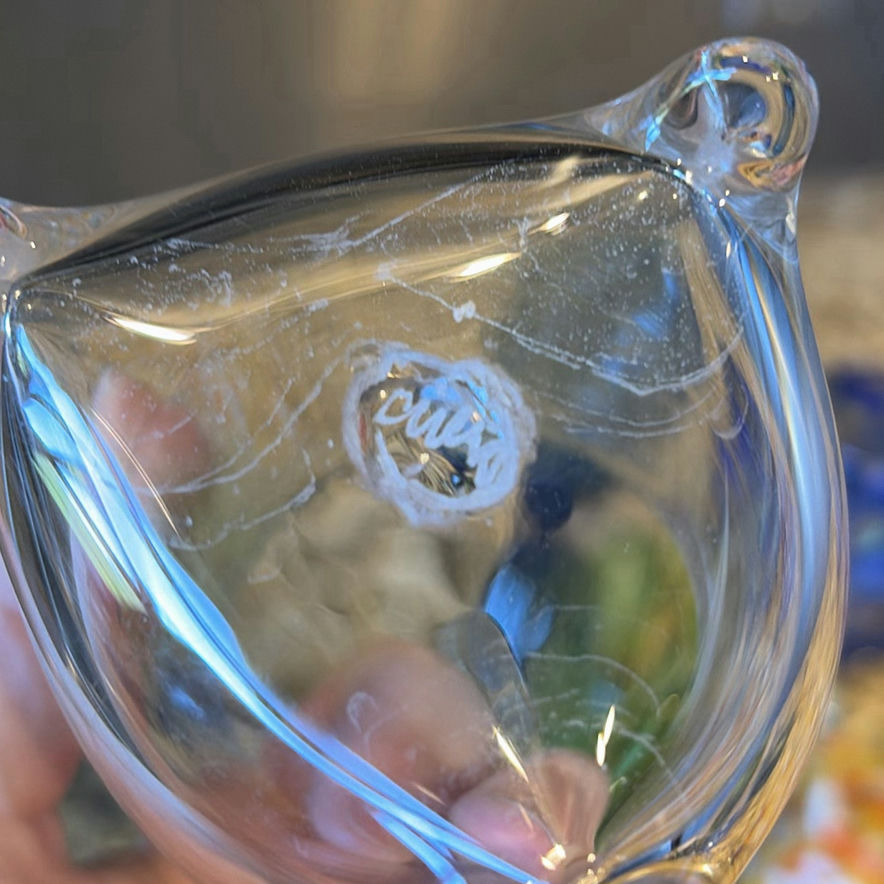 Assorted Hand-Blown Glass Cups and Decorative Glassware - image 8 of 10