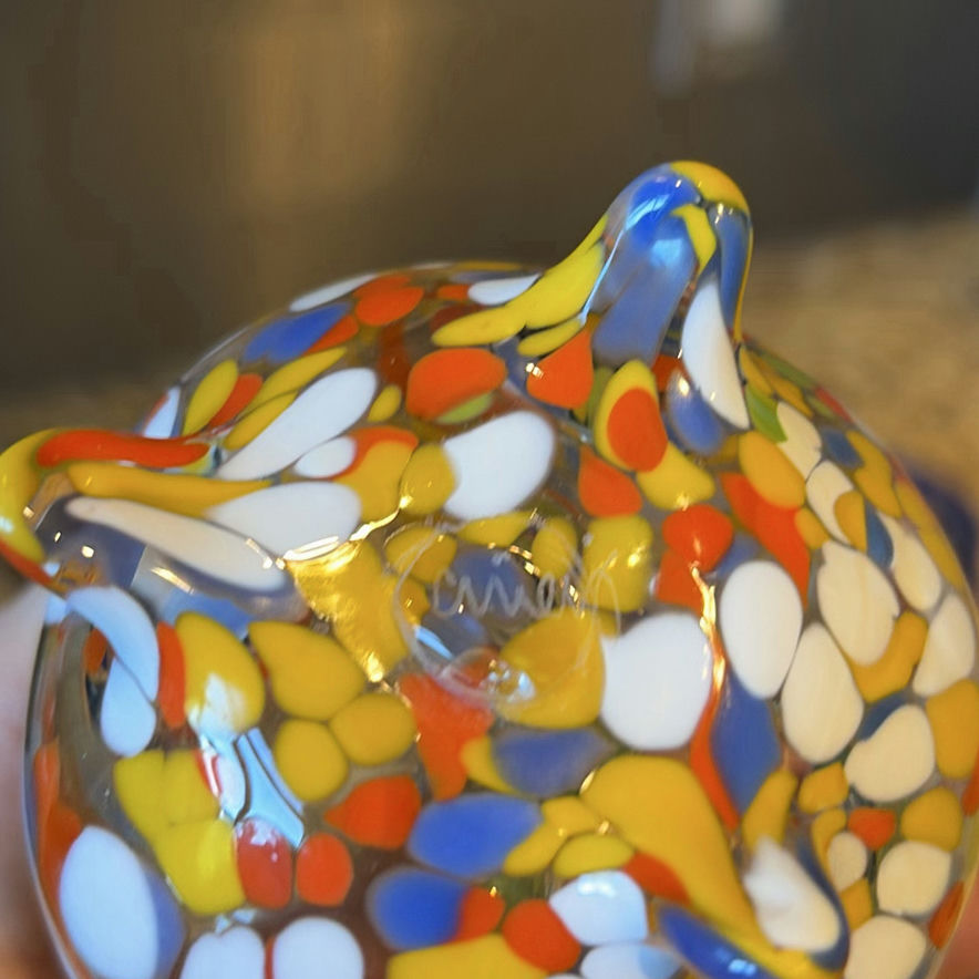 Assorted Hand-Blown Glass Cups and Decorative Glassware - image 7 of 10