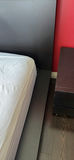 Black Platform Bed Frame with Mattress and Nightstand - thumbnail 5 of 10