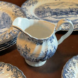 Blue and White Transferware Dinnerware Set - thumbnail 10 of 13