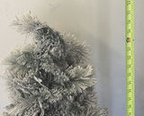 Flocked Artificial Christmas Tree in Metal Bucket - thumbnail 4 of 4