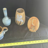 Assorted Ceramic Pitchers, Vases, Mug, Covered Containers, and Decorative Plate - thumbnail 4 of 6
