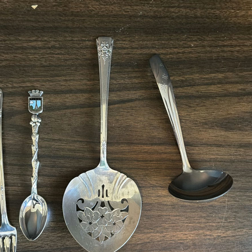 Assorted Silver-Tone Flatware and Serving Utensils - image 4 of 8