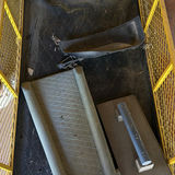 Yellow Utility Garden Cart with Assorted Yard and Workshop Items - thumbnail 5 of 5