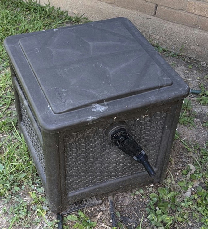 Outdoor Hose Reel Box, Side Table, and Garden Figurines - image 7 of 7