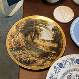 Assorted Decorative Plates, Glass Bowls, and Ceramic Pieces - thumbnail 4 of 15