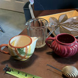 Assorted Vintage Glassware, Ceramic Bowls, Decorative Plates, and Pins - thumbnail 2 of 12