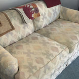 Patterned Two-Seat Sofa with Decorative Throws - thumbnail 4 of 4