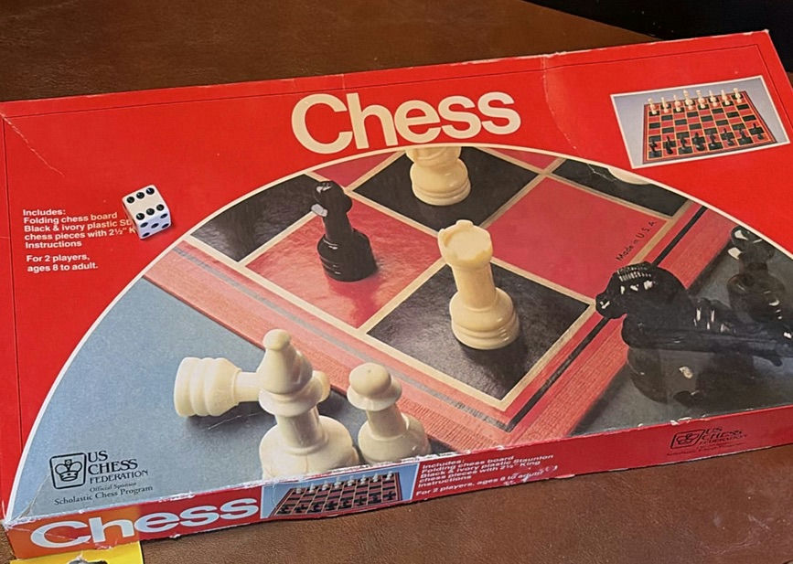Chess Set, Pick Up Sticks Game, Sand Timer, and Deer Figurine - image 3 of 6