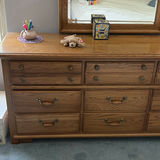Bedroom set, 2 nightstands, 1 wardrobe, 1 dresser, 1 triple dresser with mirror - thumbnail 21 of 29