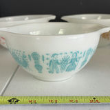 Vintage Milk Glass Mixing Bowls and Covered Casserole Dish - thumbnail 5 of 10