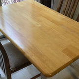 Wooden Dining Table and Two Chairs - thumbnail 3 of 10
