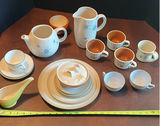 Mid-Century Style Ceramic Dinnerware and Serving Pieces - thumbnail 1 of 8