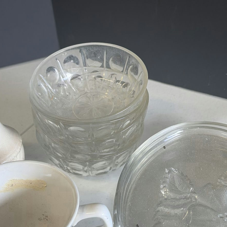 Assorted Ceramic Mugs, Glass Bowls, and Serving Dishes - image 6 of 10