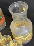 Vintage Glass Beverage Carafes and Drinking Glasses - thumbnail 4 of 5
