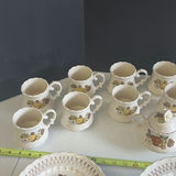 Metlox Vernon Ware California Ceramic Plates and Saucers Set - thumbnail 9 of 17