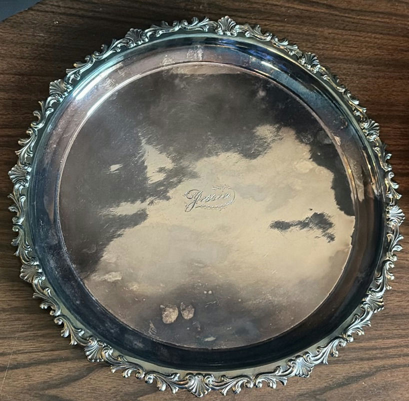 Two Silver-Tone Serving Trays - image 2 of 5