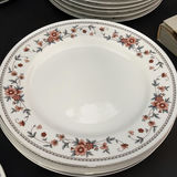 Floral Pattern Dinnerware Set with Plates, Cups, Saucers, Bowls, Platter, and Butter Dish - thumbnail 8 of 17