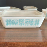 Vintage Milk Glass Food Storage Containers with Lids - thumbnail 4 of 7