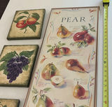 Set of Four Framed Fruit Wall Art Prints - thumbnail 2 of 3
