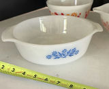 Vintage Milk Glass Mixing Bowls and Covered Casserole Dish - thumbnail 2 of 10
