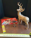 Chess Set, Pick Up Sticks Game, Sand Timer, and Deer Figurine - thumbnail 1 of 6