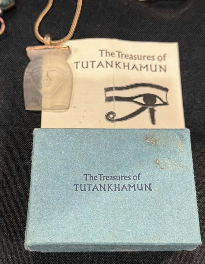 Assorted Necklaces, Bracelet, and Tutankhamun Pendant - image 3 of 4