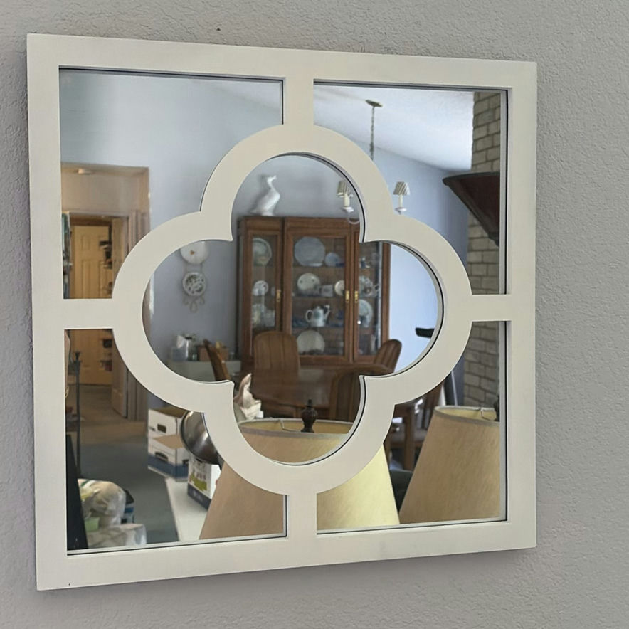 Decorative Wall Art, Mirror, and Angel Figurine - image 4 of 13